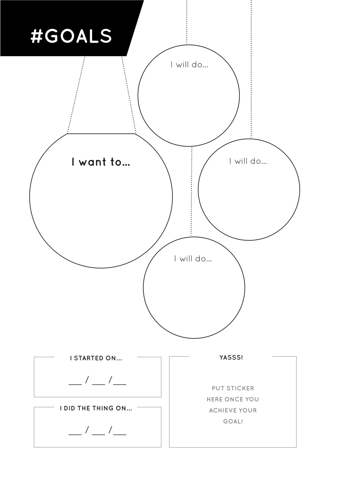 Aerialist Goal Tracking